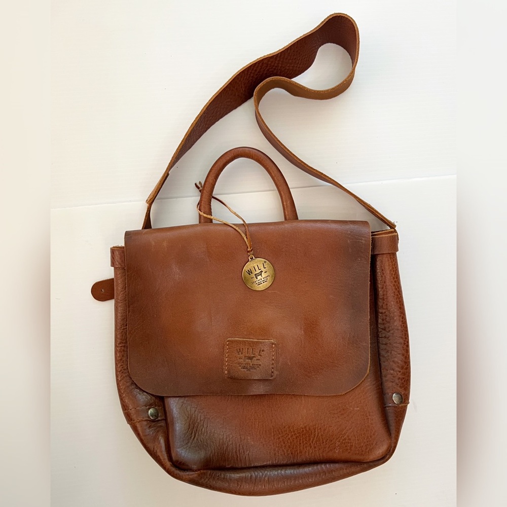 WILL Leather Goods Messenger Satchel Bag